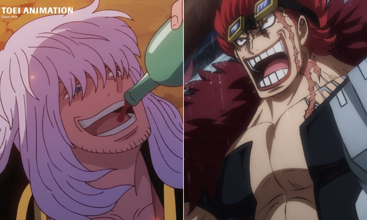 Eustass Kid and Captain John in One Piece anime