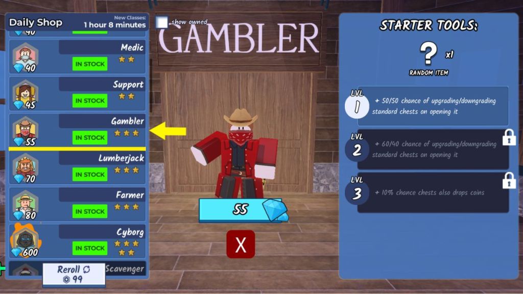 Gambler Class