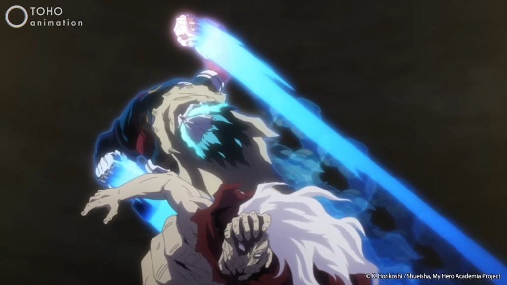 One For All's Gear Shift quirk in My Hero Academia anime
