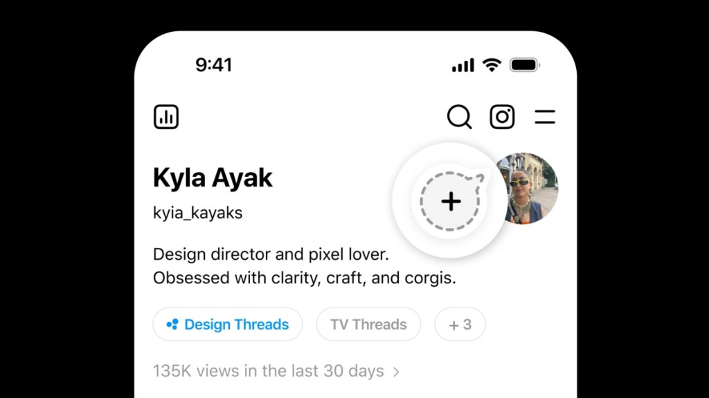 Ghost Post icon in Threads Profile