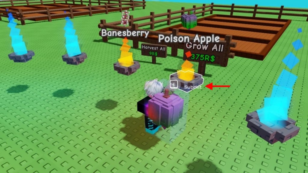 Give plants to Harvest Reaper