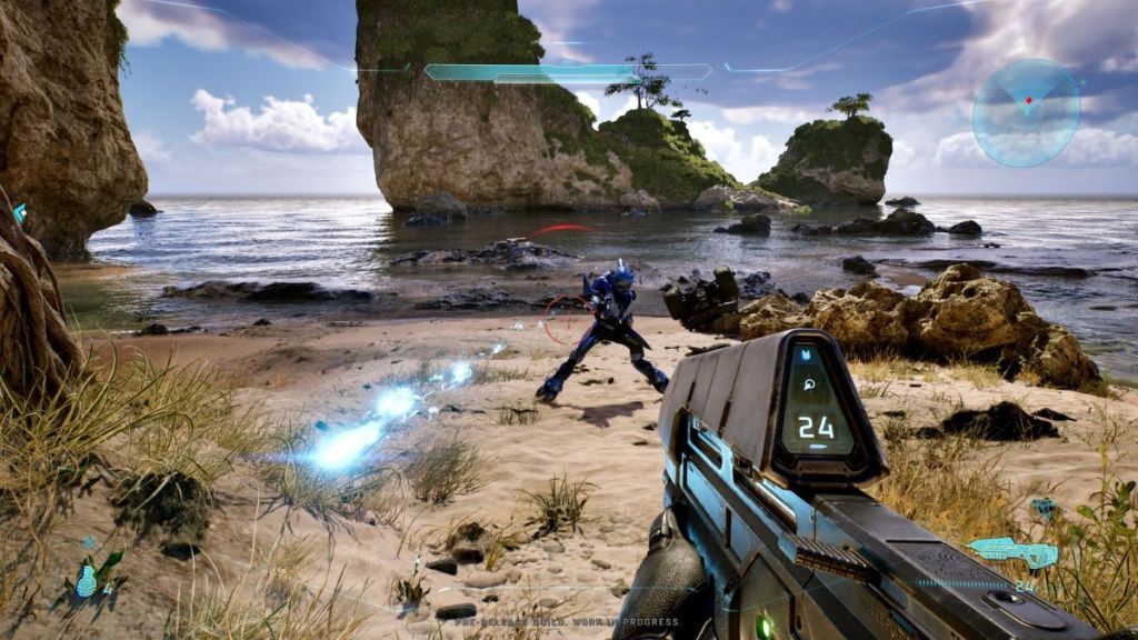 Halo Campaign Evolved Gameplay featuring Blue Elite