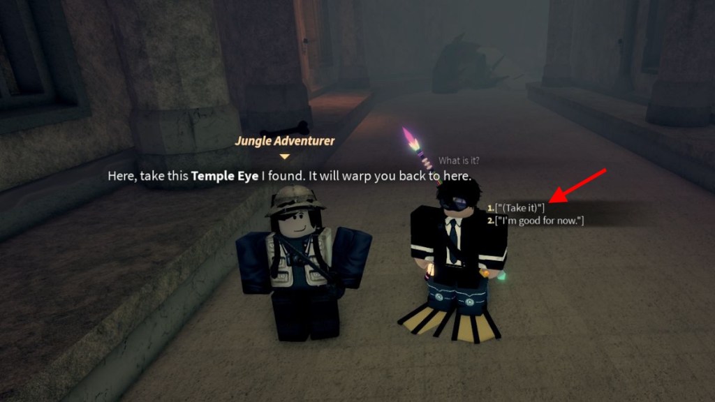 Jungle Adventurer in Fisch Forgotten Temple 