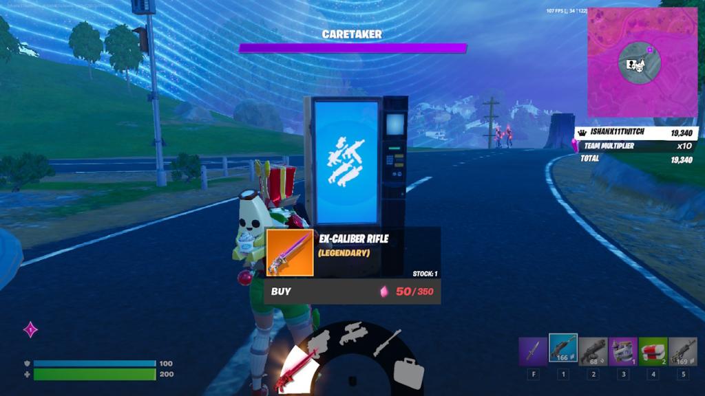 Legendary Weapons in Demon Rush Fortnite
