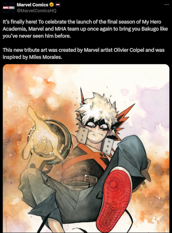 MHA x Marvel