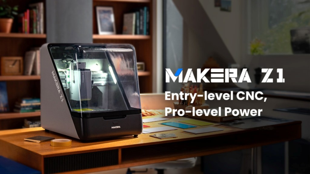 Makera Z1 CNC machine promotional image