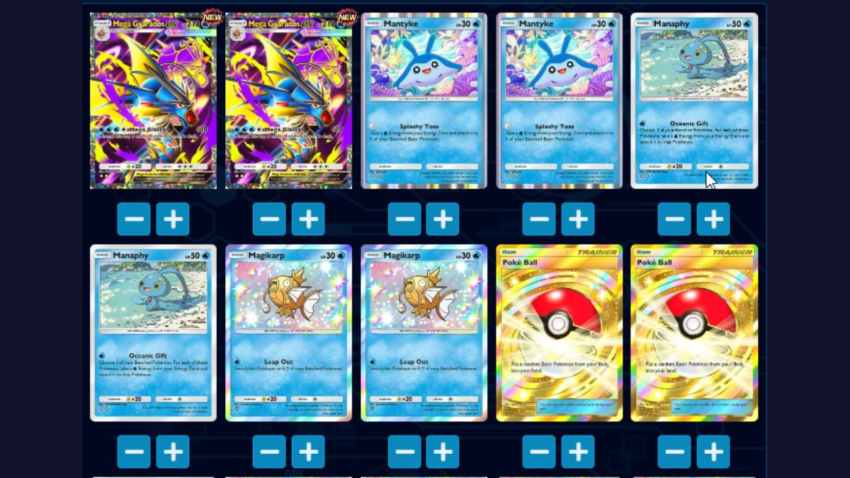 Mega Gyarados Ex Deck
