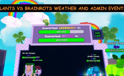 Plants vs Brainrots Weather and Admin Events
