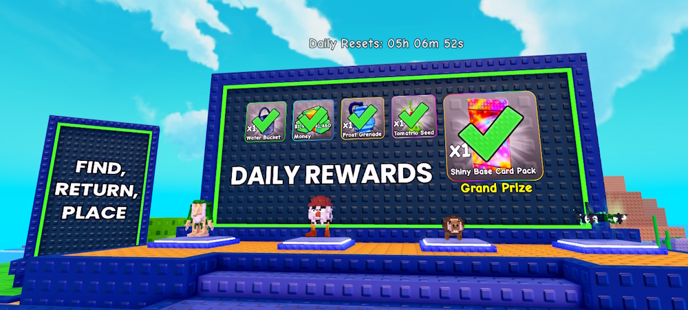 Plants vs Brainrots shiny card pack