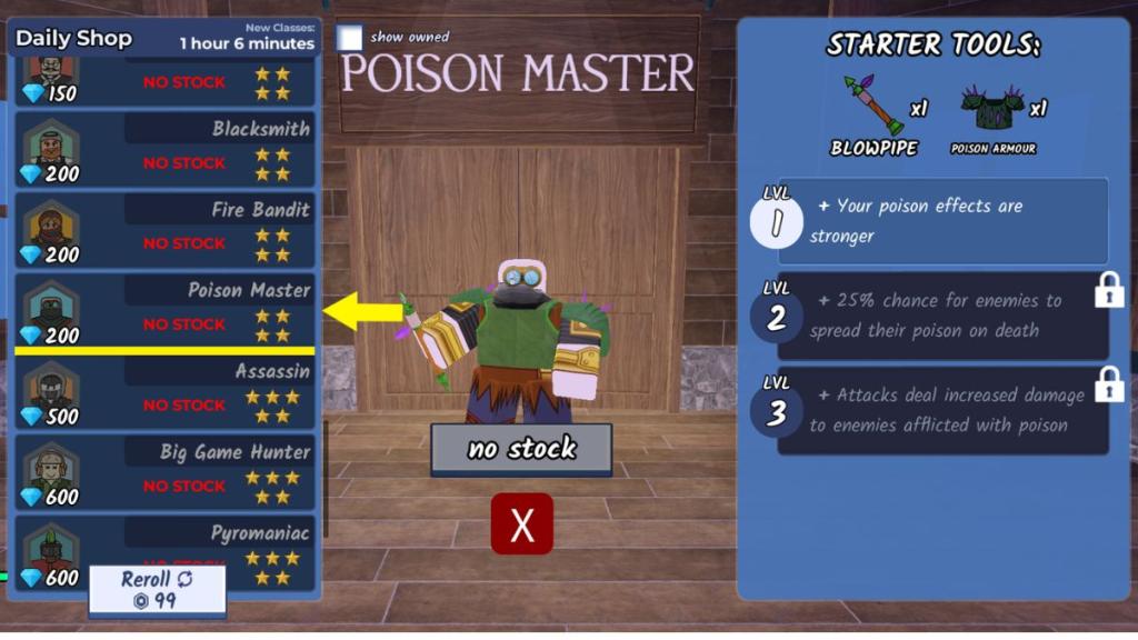 All 99 Nights in the Forest Classes Explained