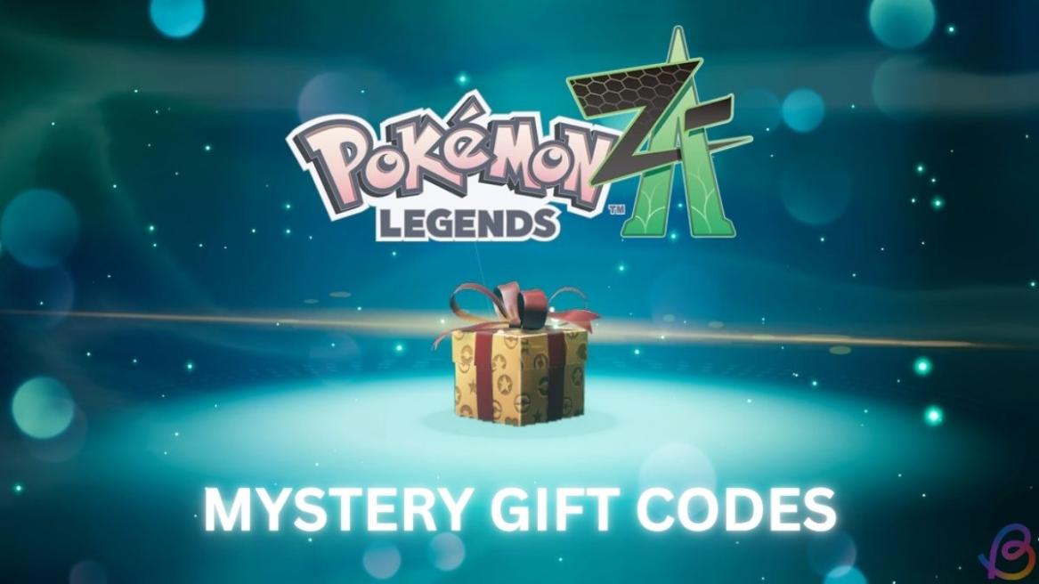 Pokemon Legends ZA Mystery Gift Codes