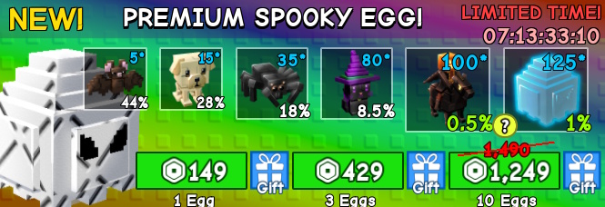 Premium Spooky Egg Grow a Garden
