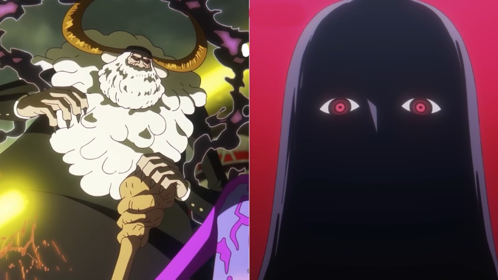 Saint Saturn and Imu in One Piece anime