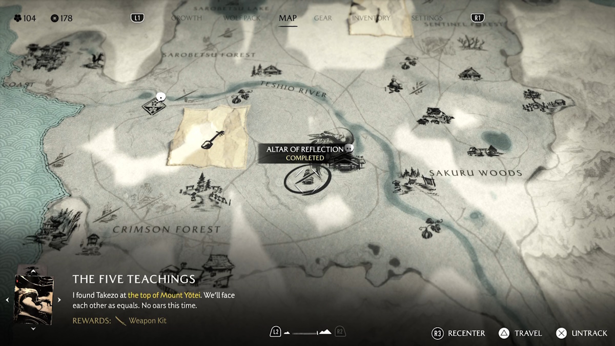 Altar of Reflection in Teshio Ridge