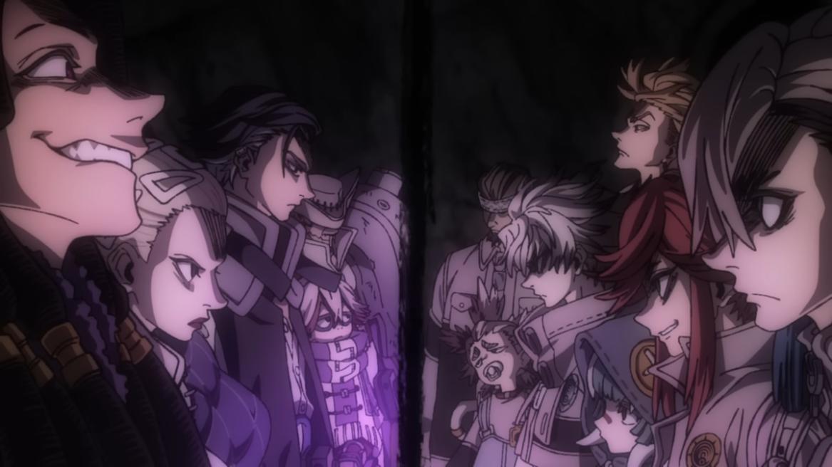 The Cleaners Vs. The Raiders in Gachiakuta anime