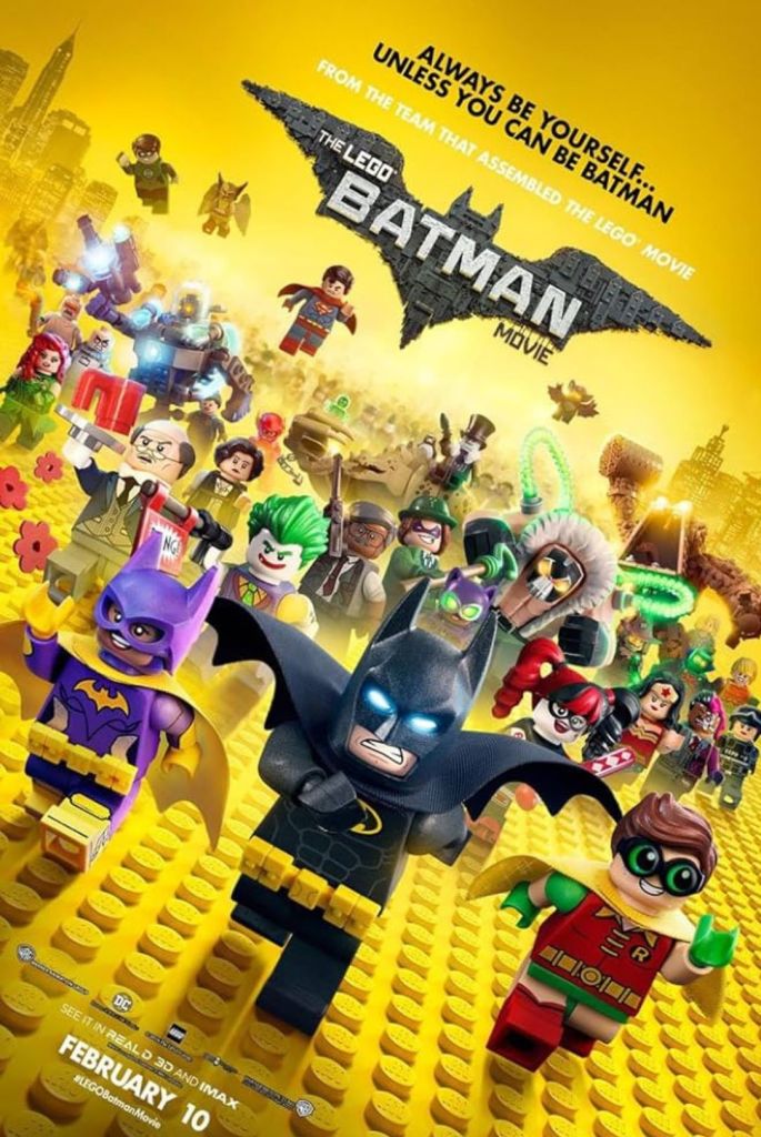 The Lego Batman movie poster