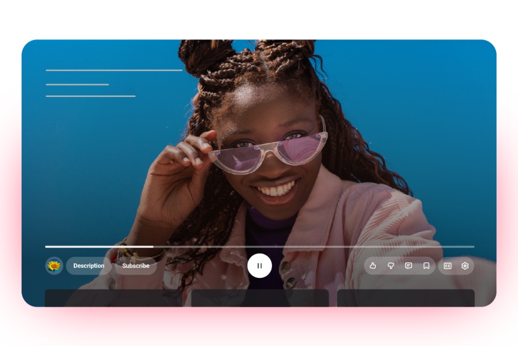 YouTube is rolling out a new video player with circular buttons and a translucent design.
The platform is also launching a dynamically animated like button, a smoother experience on the mobile app, and threaded replies in comments.
All these changes are rolling out for everyone globally starting October 13th