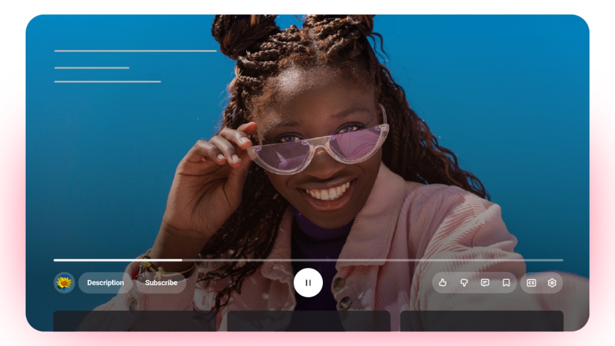 YouTube New Video Player look preview