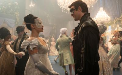 Benedict and Sophie in Bridgerton Season 4