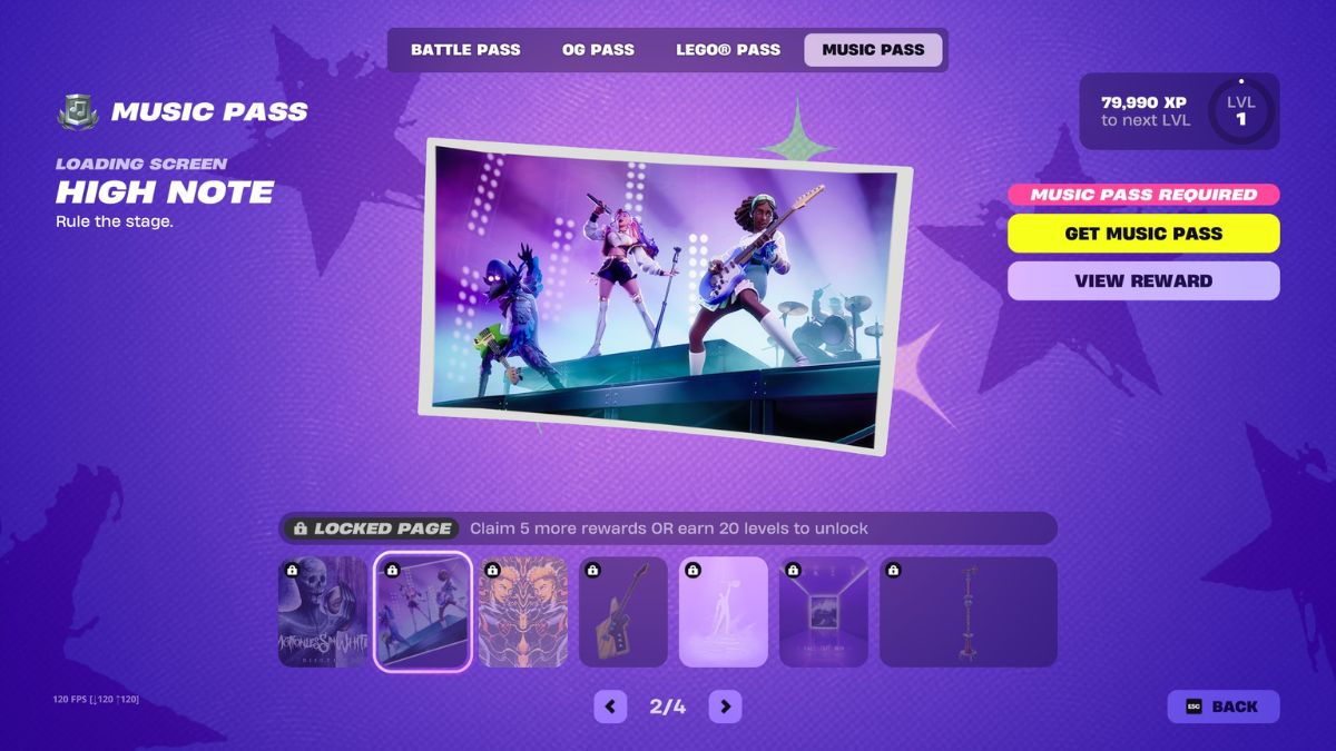 Fortnite Festival Season 11 BP Page 2