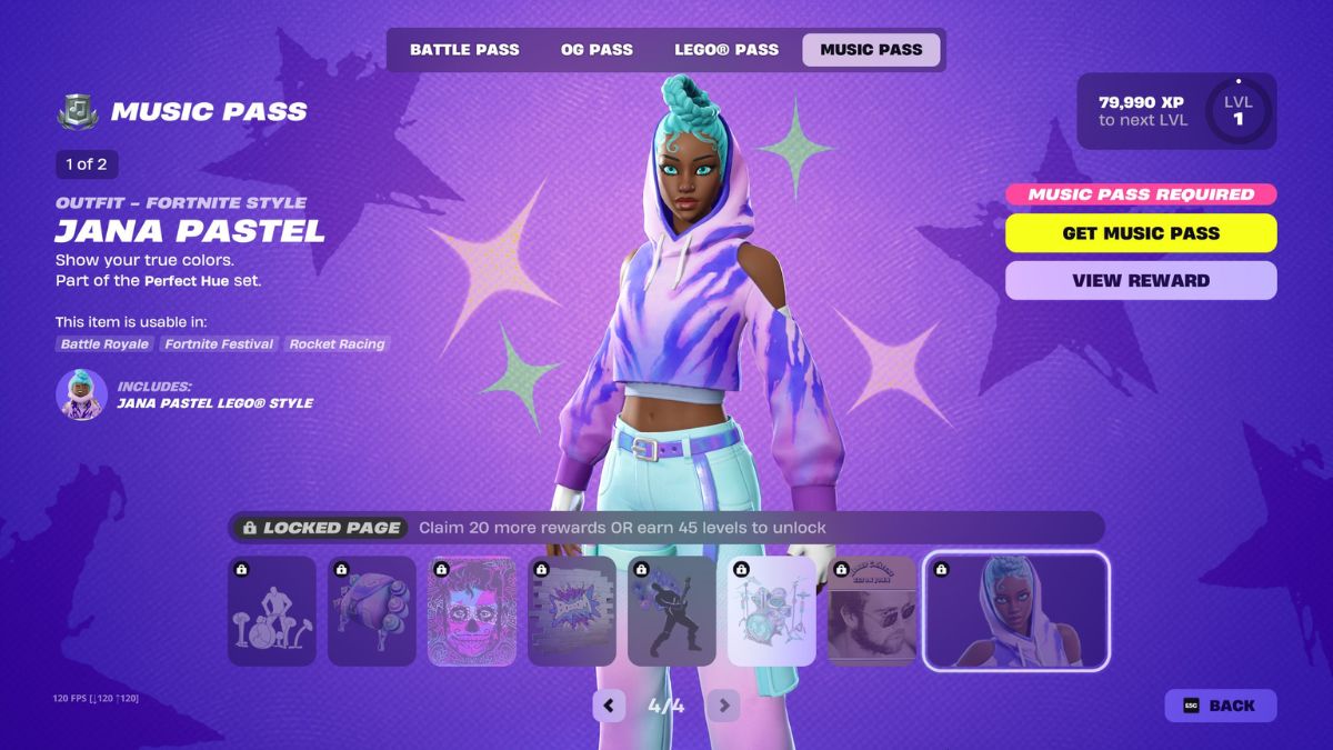 Fortnite Festival Season 11 BP Page 4