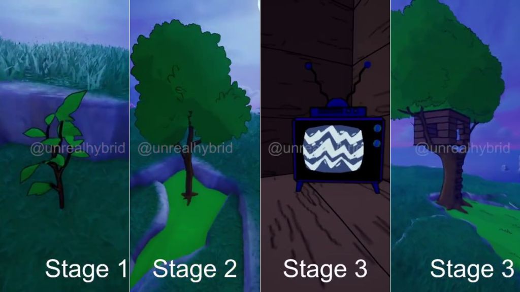 Fortnite Live Event Simpsons Build Up