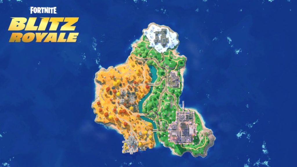 Fortnite Blitz Snow Biome