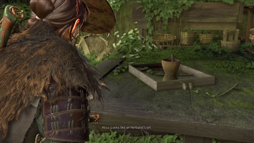 Jin's Herbalist workshop in Ghost of Yotei