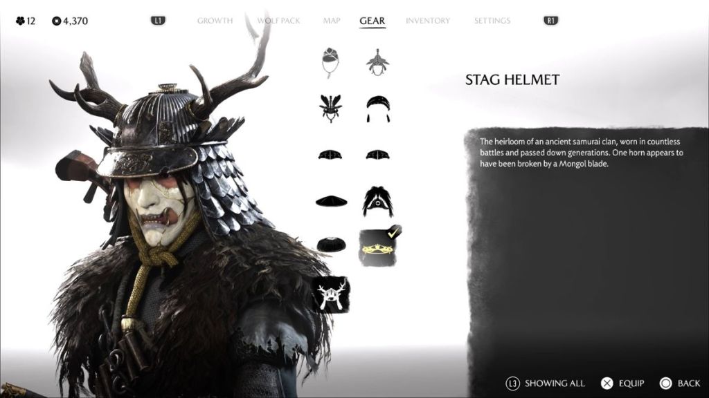 Clan Sakai Helmet in Ghost of Yotei