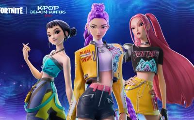 Fortnite KPop Demon Hunters Key Art Promo