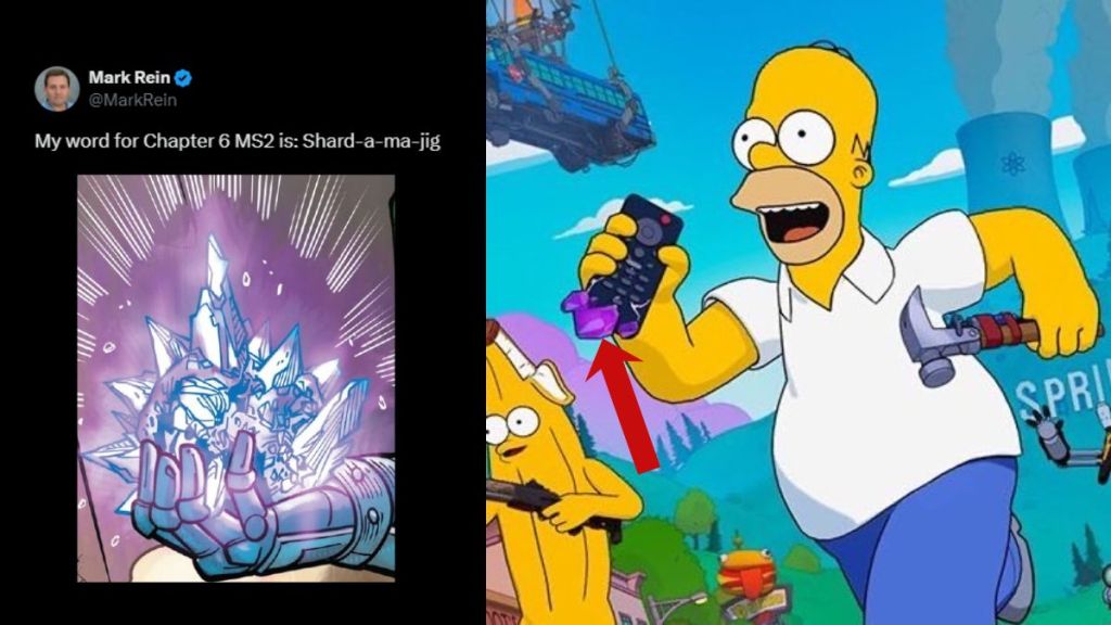 Mark Rein post Simpsons Season Fortnite