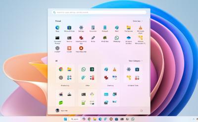 new windows 11 start menu