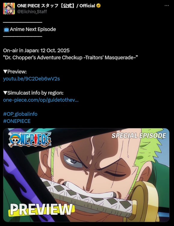 one piece special episode preview