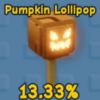 pumpkin lollipop