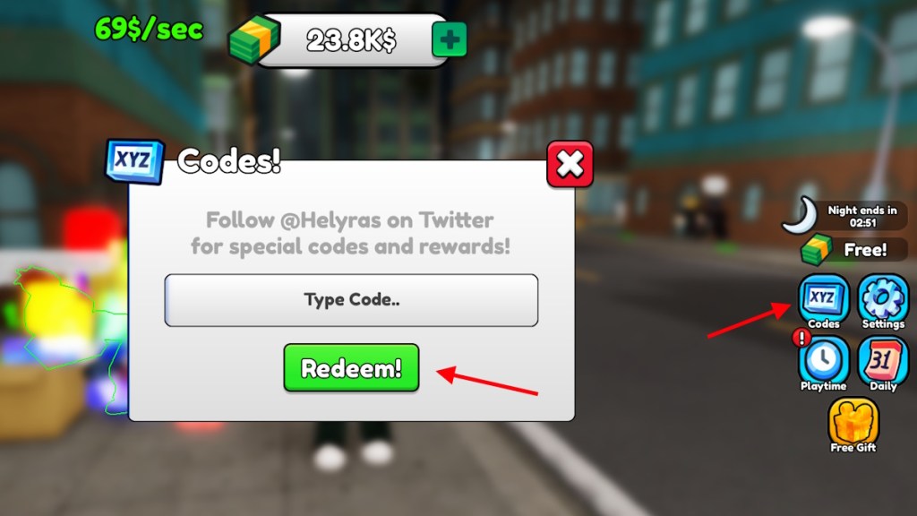 redeem Be a Begger codes