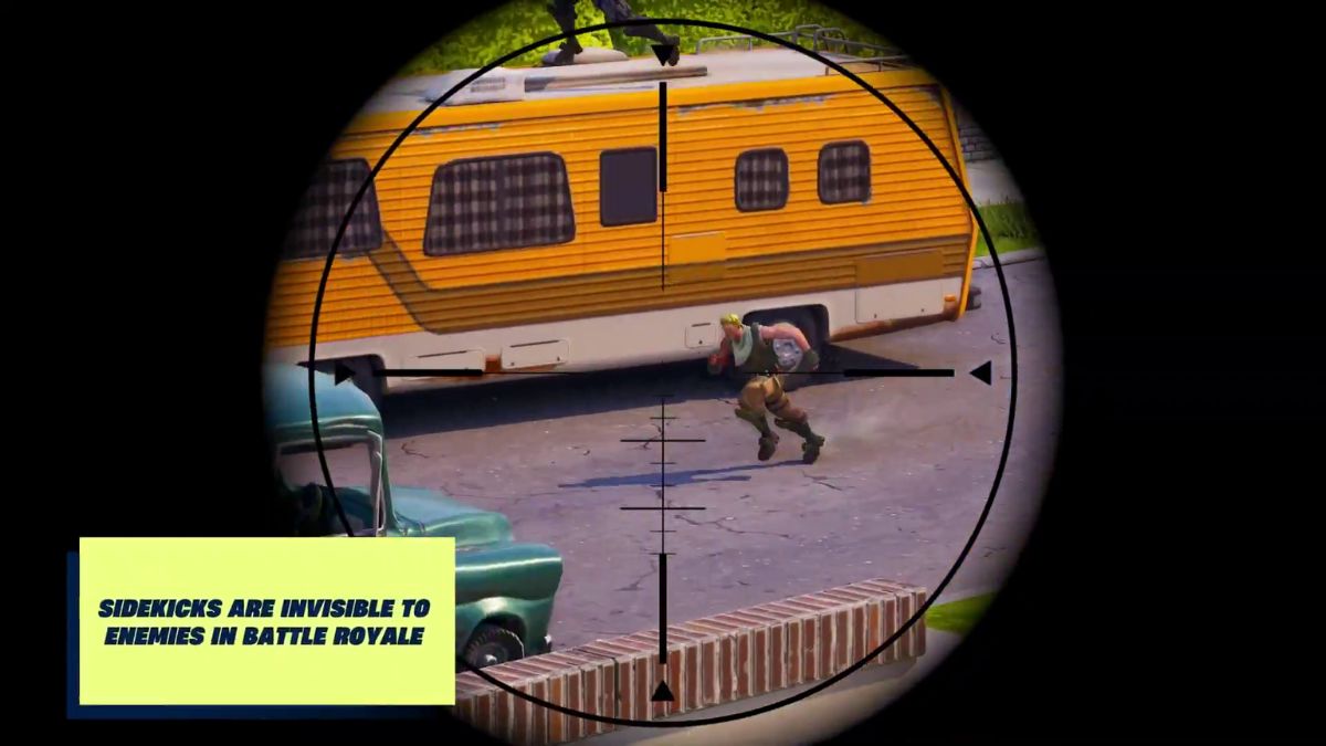 Fortnite Sidekick Invisible