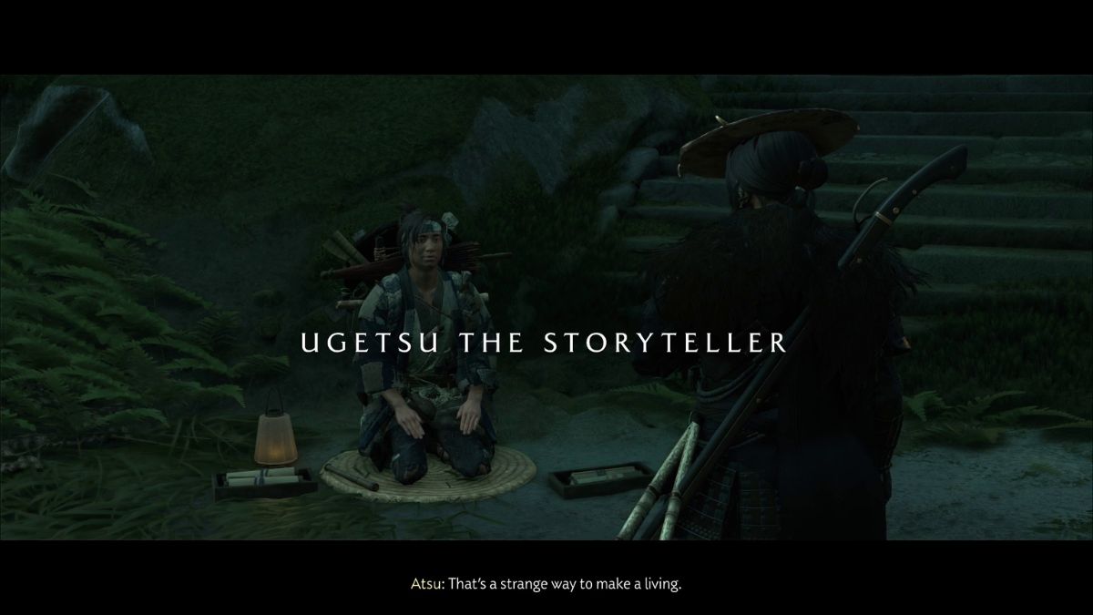 Ugetsu the storyteller in Ghost of Yotei