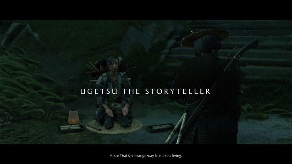 Ugetsu the storyteller in Ghost of Yotei