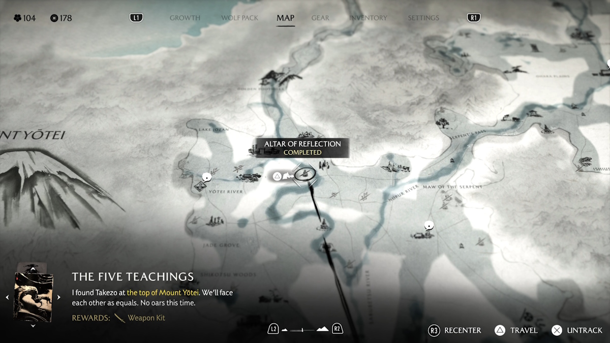 Altar of Reflection in Yotei Grasslands