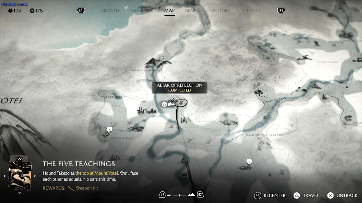 Altar of Reflection in Yotei Grasslands