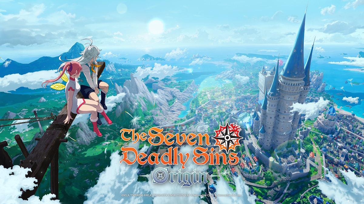 The Seven Deadly Sins: Origin poster featuring Tristan and Tioreh.