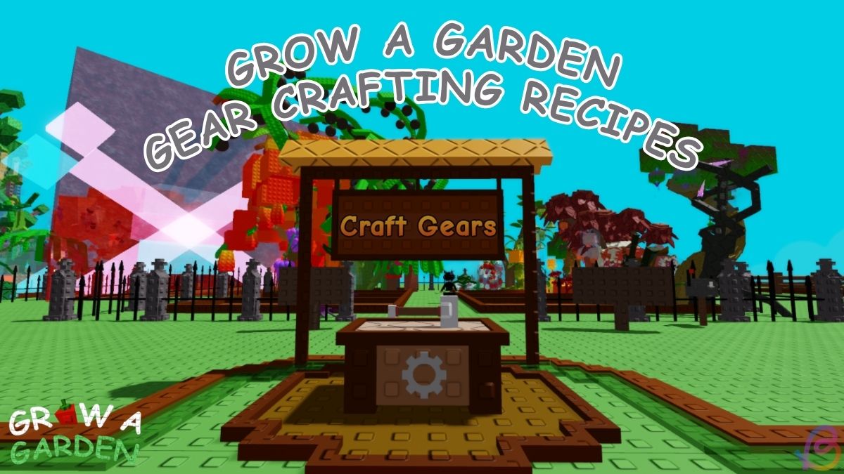 All Grow a Garden Gear Crafting Recipes in Smithing Event