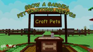 Grow a Garden Pet Crafting Recipes in Smithing Event
