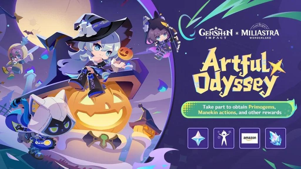 Artful Odyssey Web Event Genshin Impact