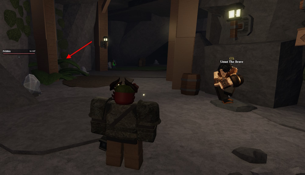 Bard's Guitar location in the Forge