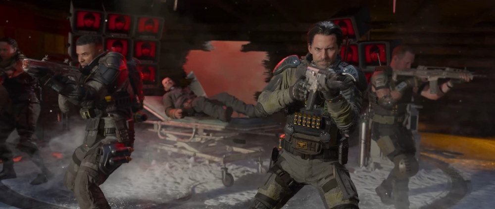 Call of Duty Black Ops 7 campaign characters with Mason