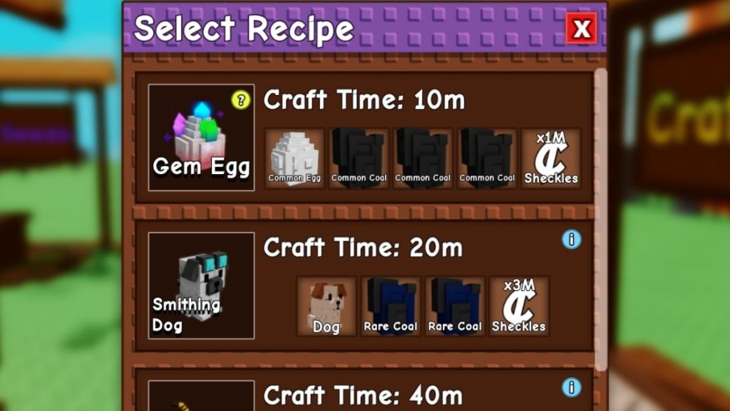 Craft the Gem Egg in Grow a Garden