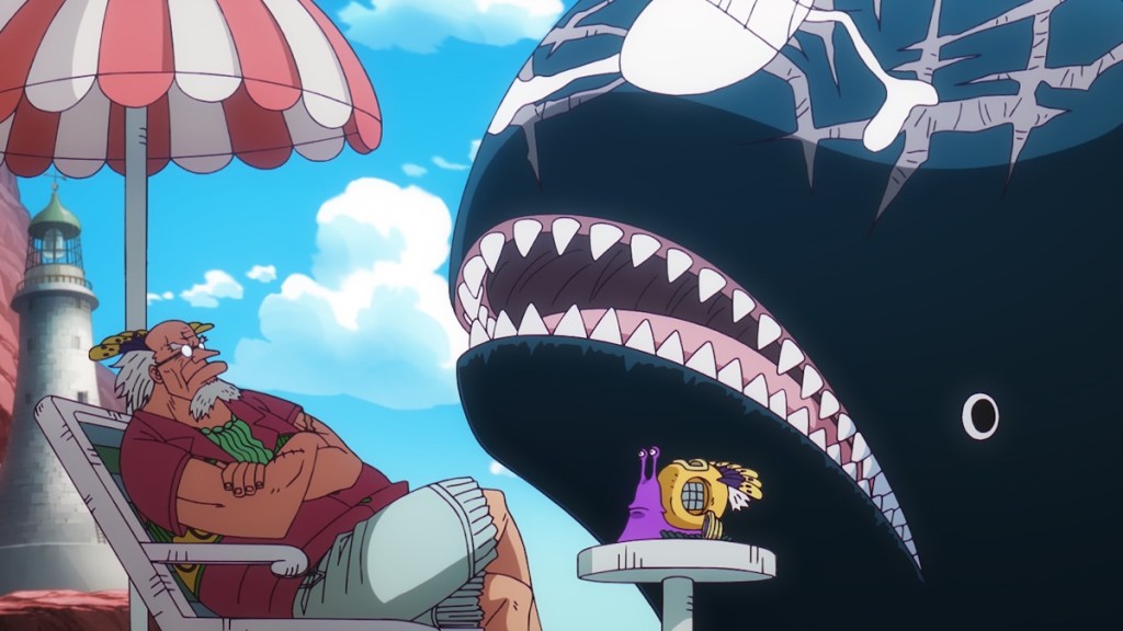 Crocus and Laboon in One Piece