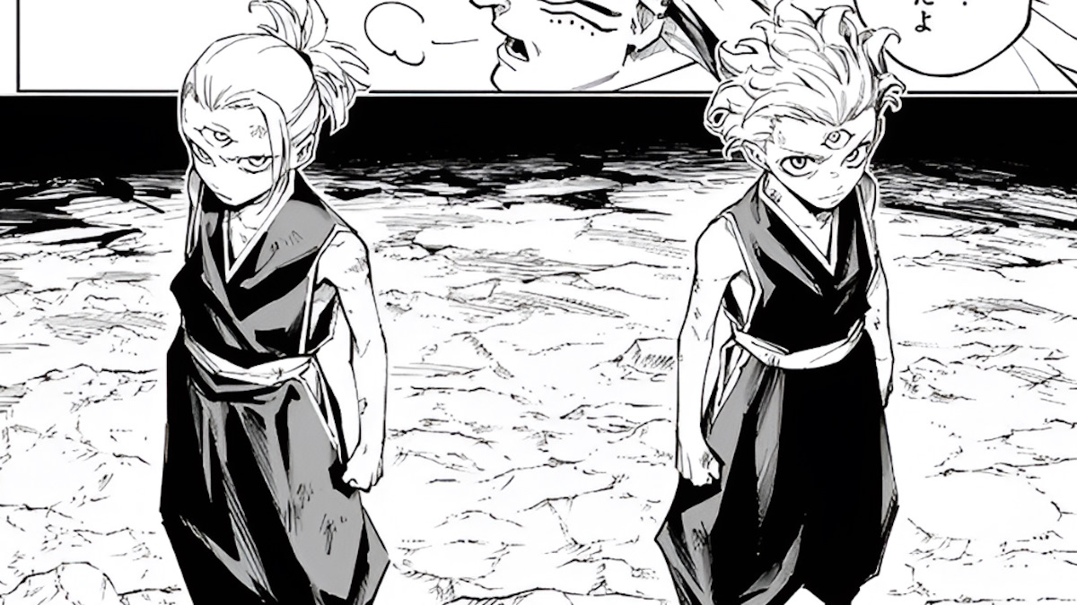 Cross and Maru in childhood.