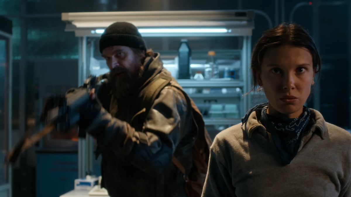 Eleven and Hopper in Stranger Things Seaosn 5